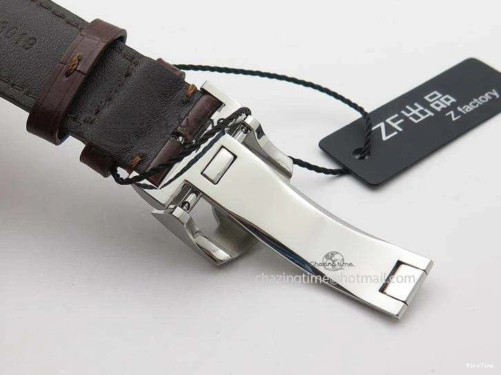 MIROTIME 1228 MoistureWicking Portuguese Real PR IW500704 ZF 1:1 Best Edition On Brown Leather Strap A52010 V 7311